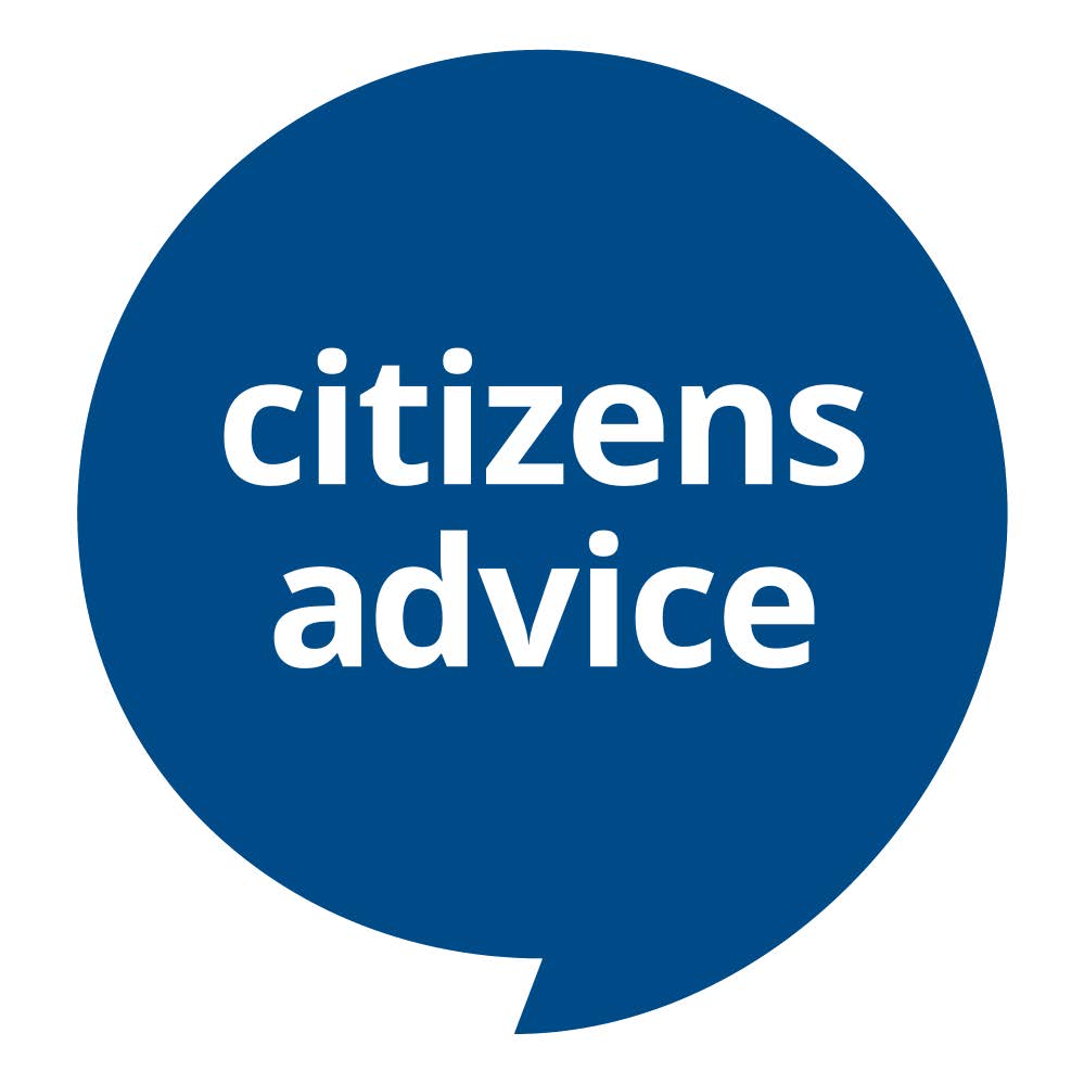 Citizens advice logo (words in a blue speech bubble) Citizens advice logo (words in a blue speech bubble)