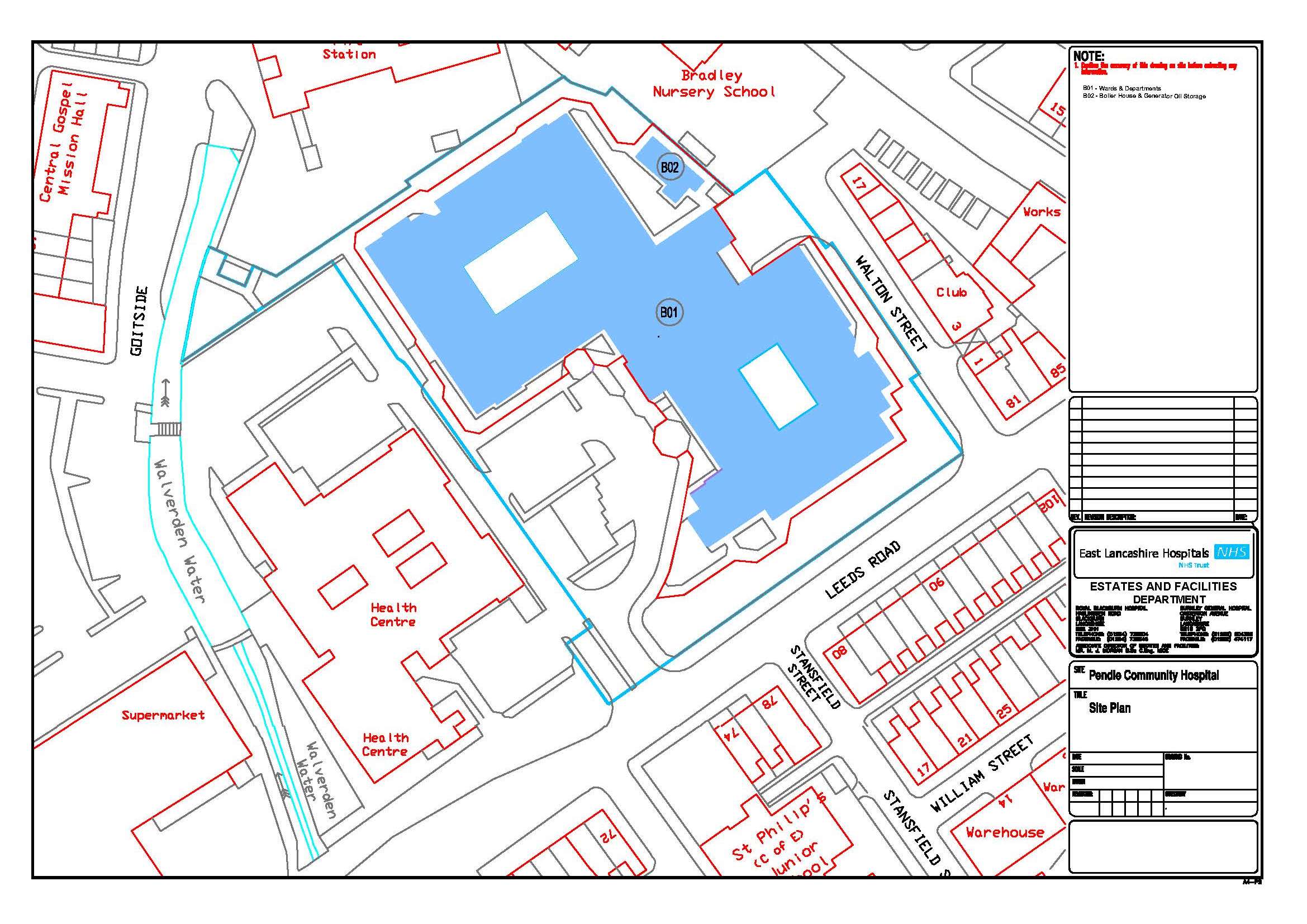 Location Maps East Lancashire Hospitals Nhs Trust